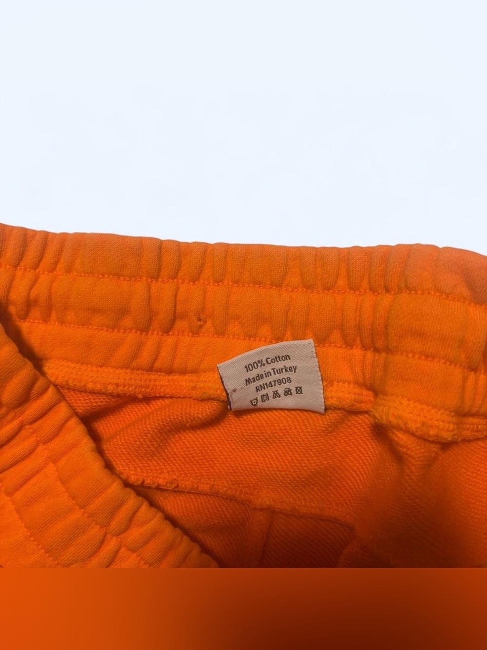 Outdoor Voices Nimbus Jogger Sweatpants XS Orange High Rise Fleece Athleisure - Picture 5 of 5